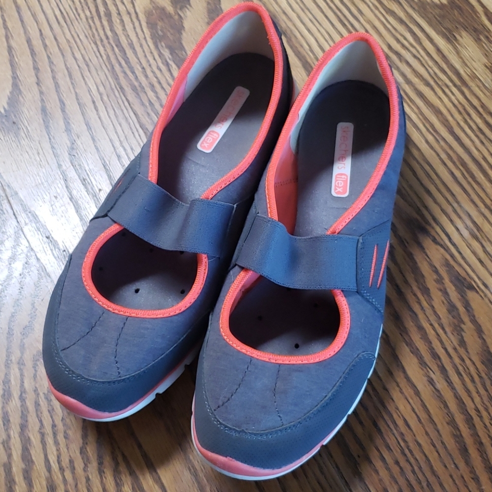 Skechers flex grey sneakers